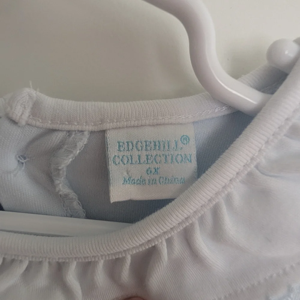 $ Edgehill Collection Light Blue Classic Dress With Peter Pan Collar‎